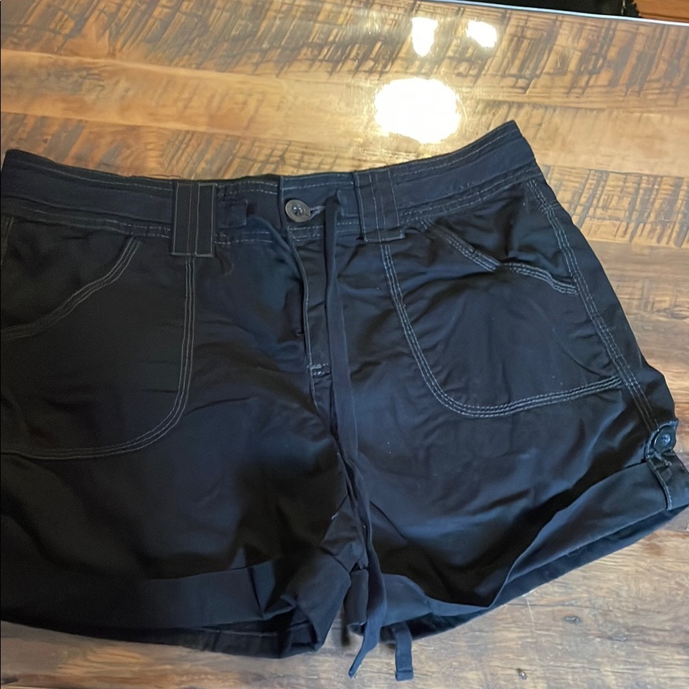 Faded Glory Black Cargo Shorts Versatile Casual Wear